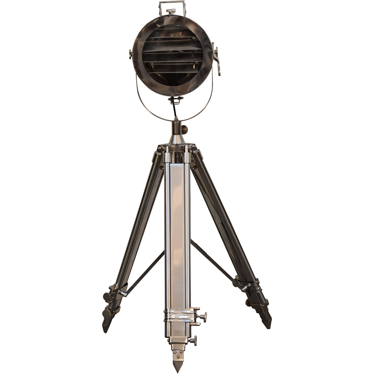 complete chrome tripod fold spotlight floor lamp