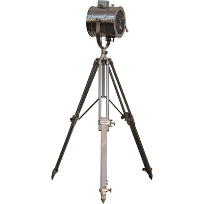complete chrome tripod fold spotlight floor lamp