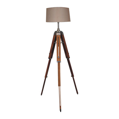 wooden tripod floor lamp