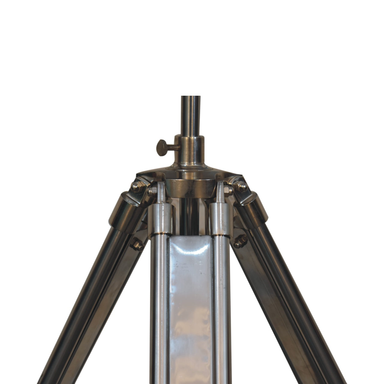 chrome tripod lamp