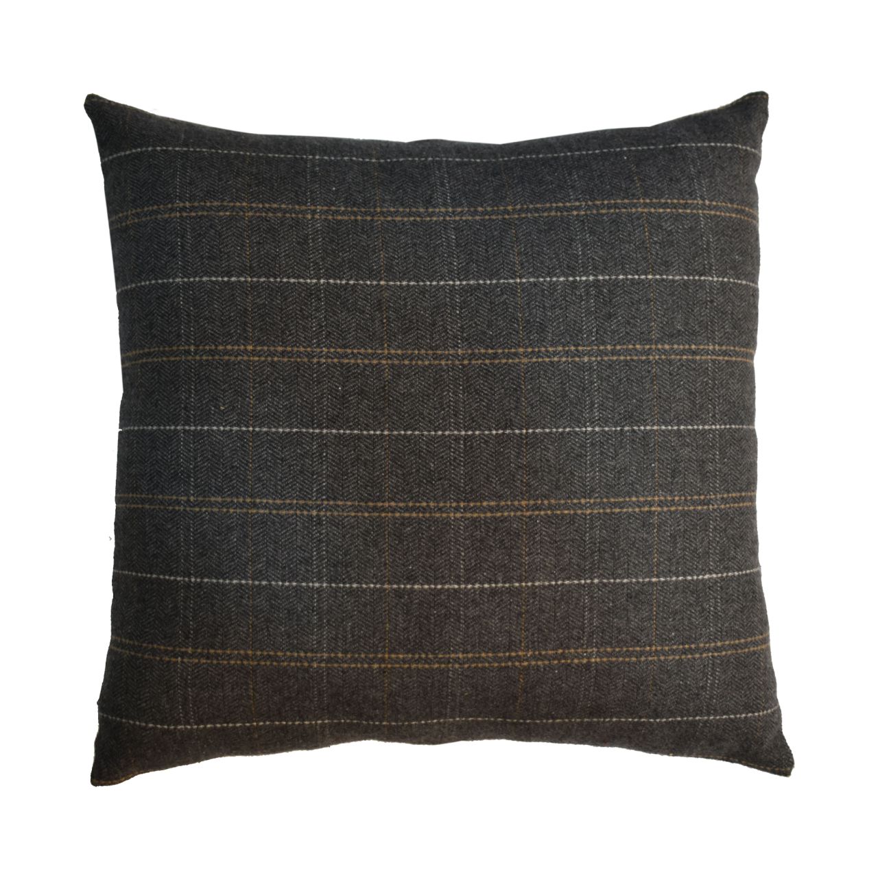 quinn cushion set of 2 pewter tweed 1