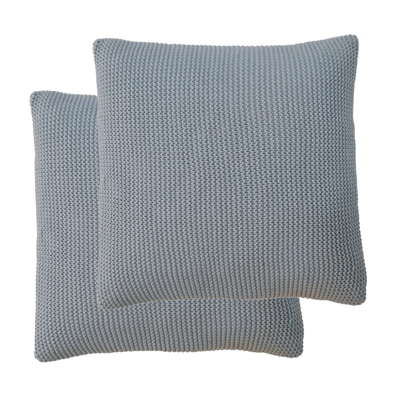 blue cotton cushion set of 2