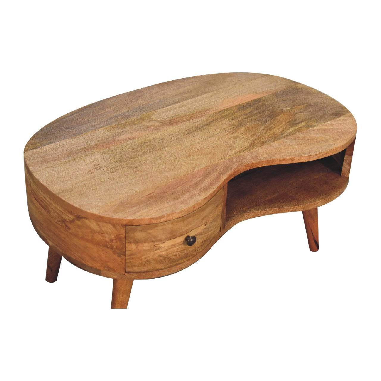 oak ish wave coffee table