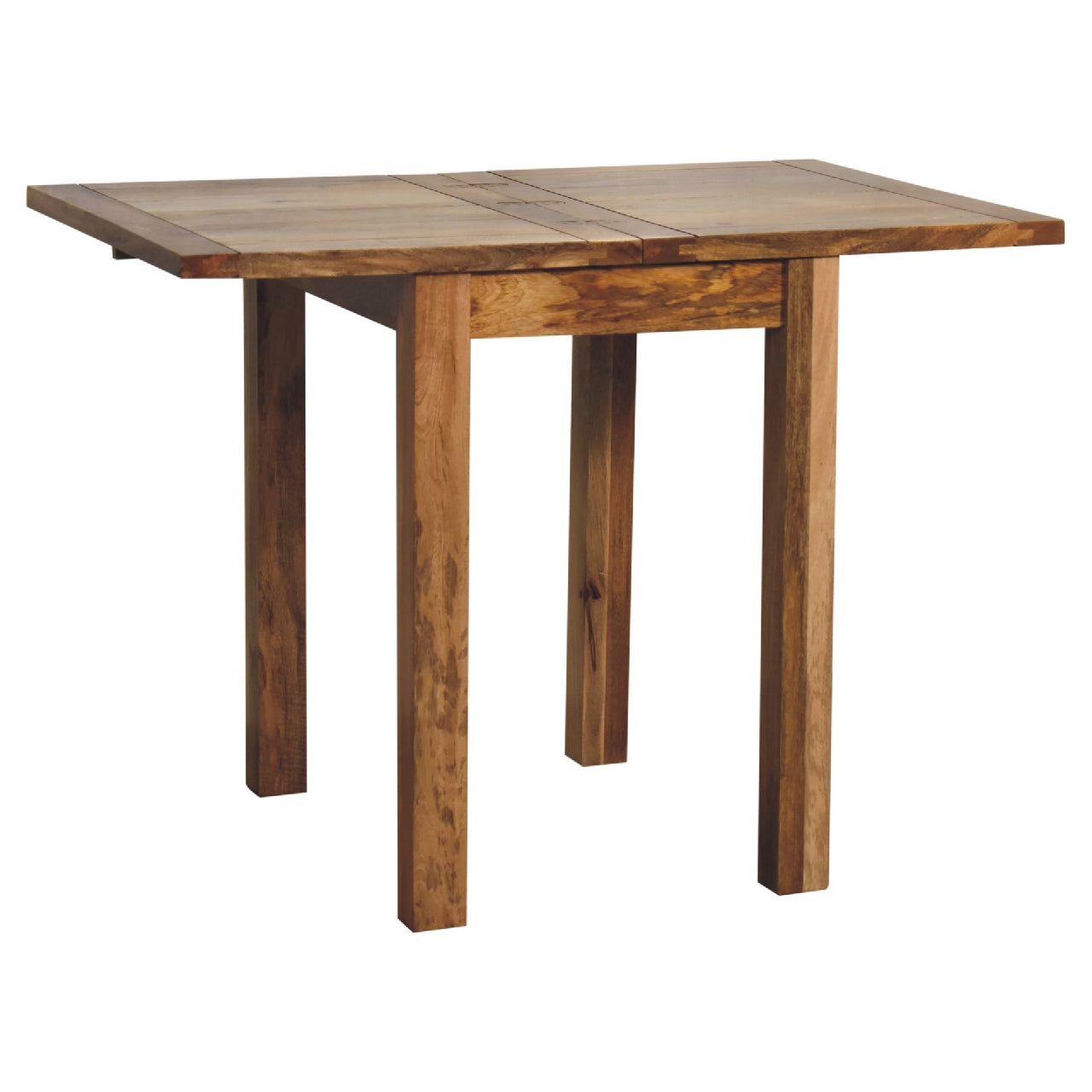 mini oak ish butterfly dining table