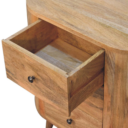 mini oak ish cabinet