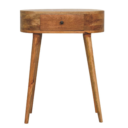 mini oak ish albion bedside