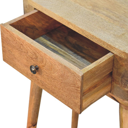 mini oak ish albion bedside