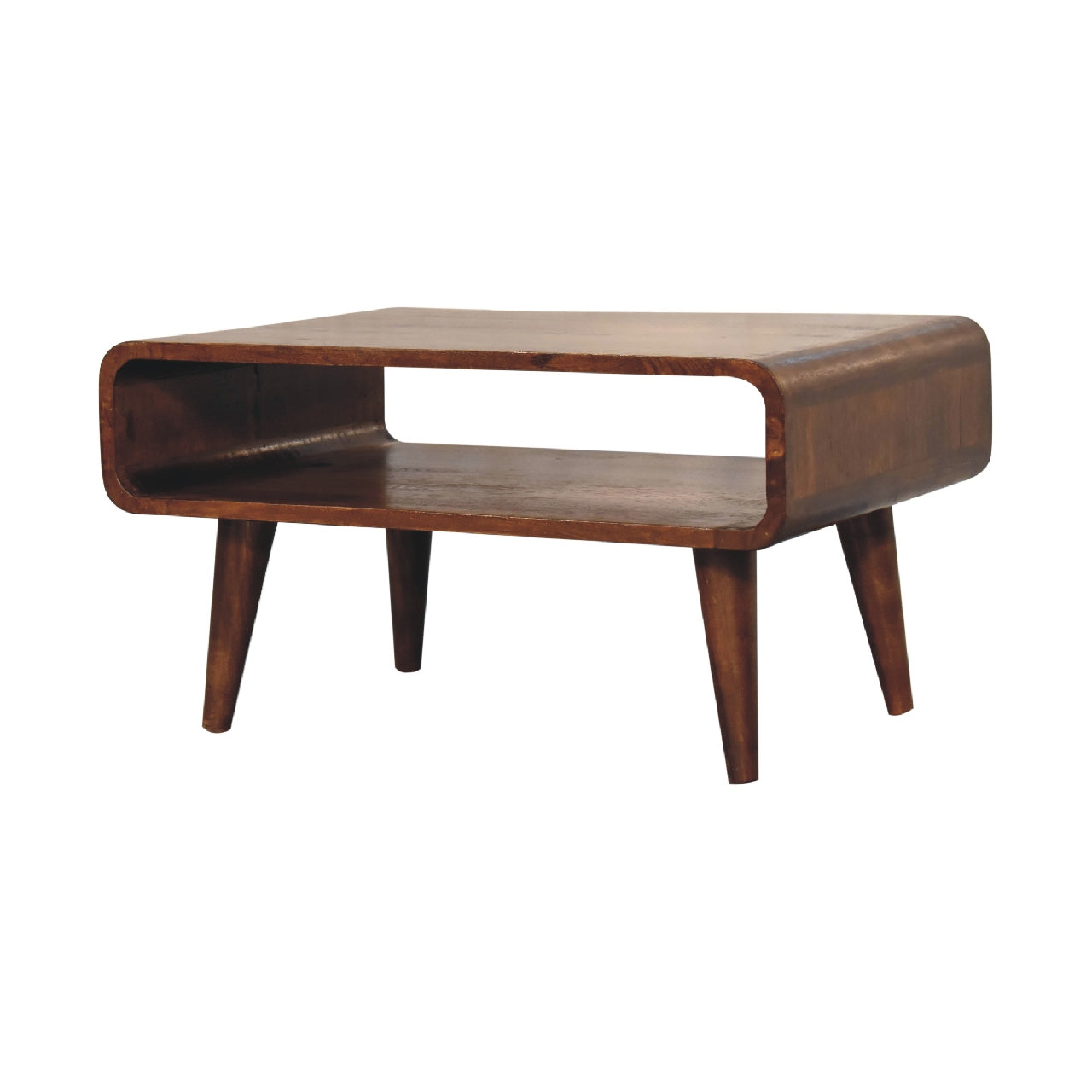 open chestnut tv stand