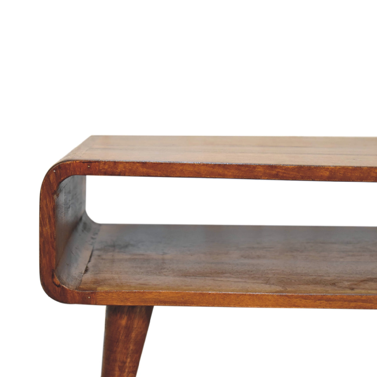open chestnut tv stand