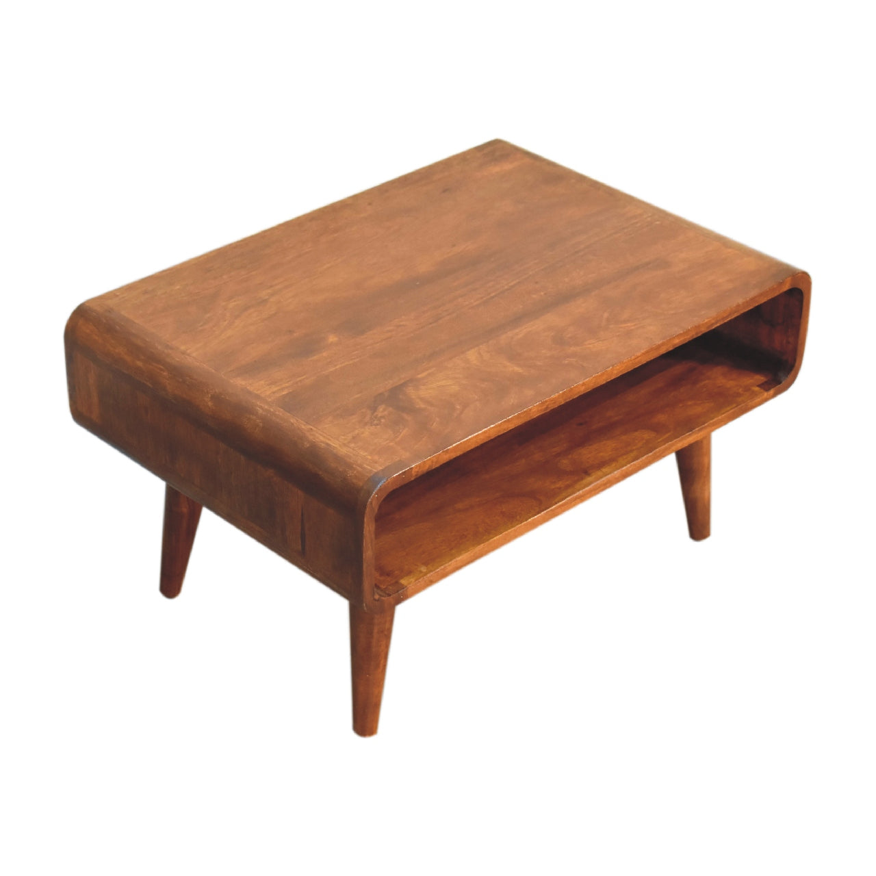 open chestnut tv stand