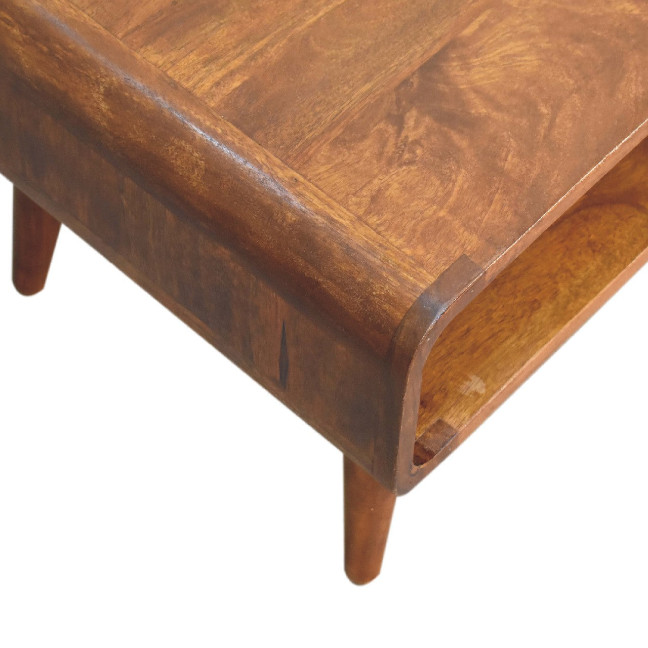 open chestnut tv stand