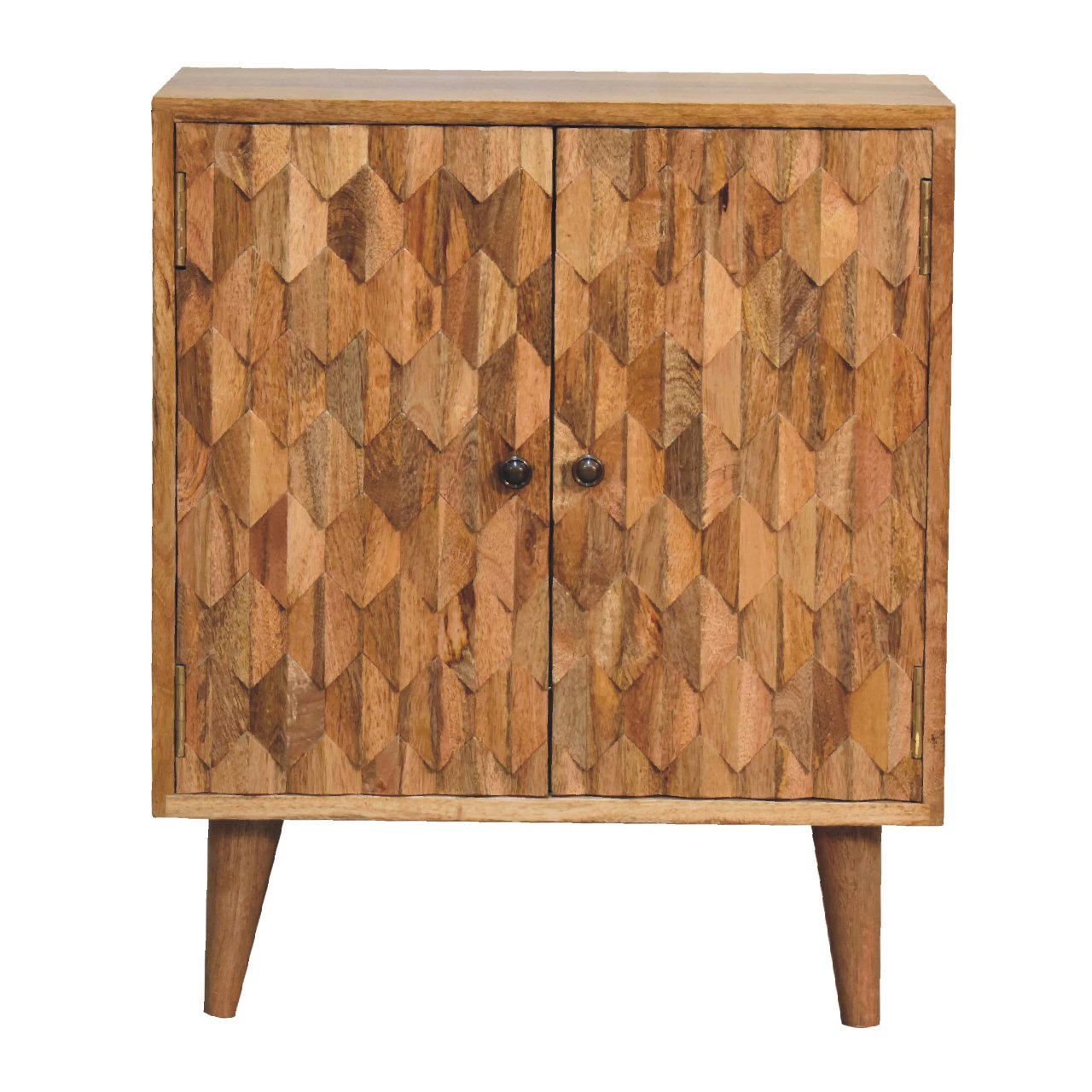mini pineapple carved cabinet