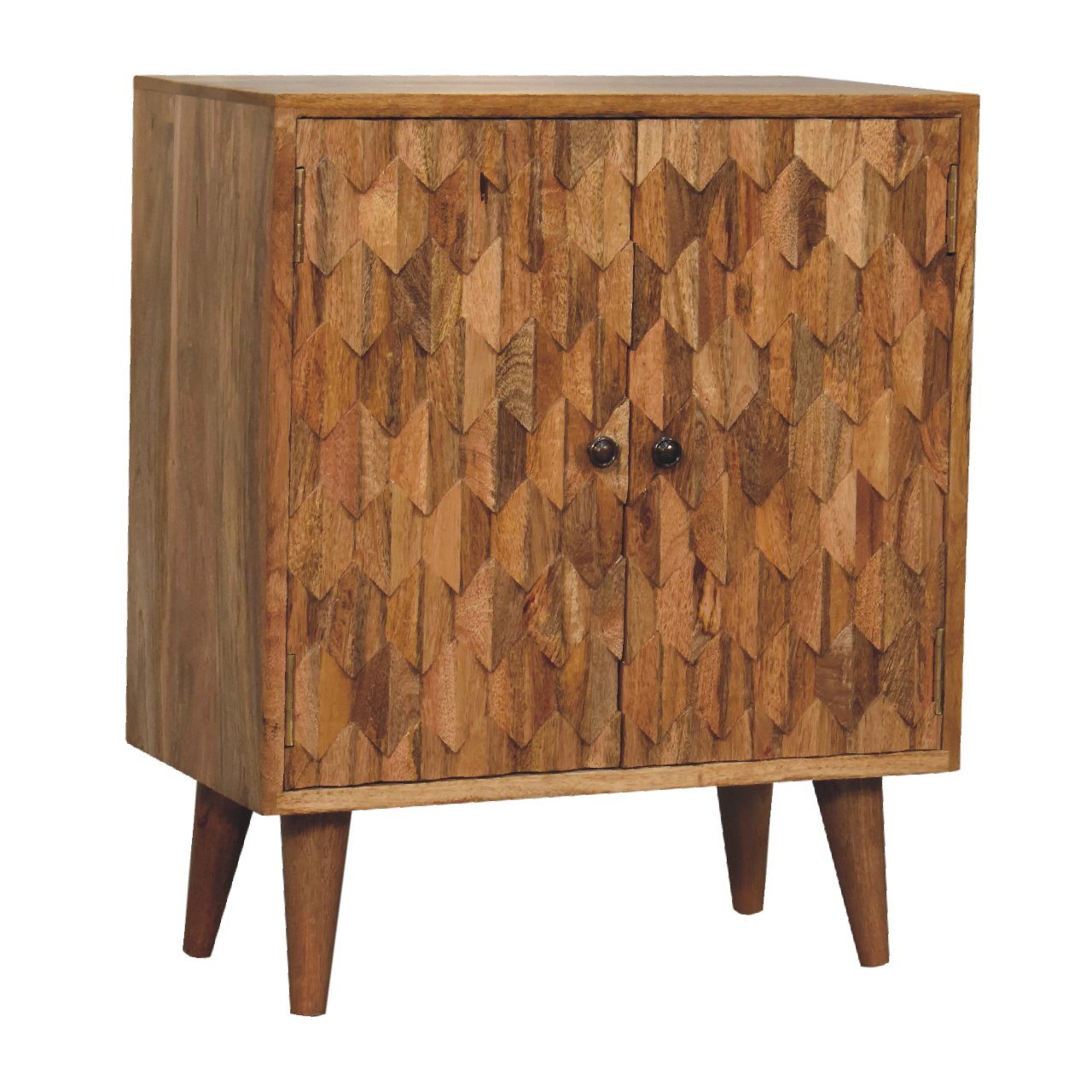 mini pineapple carved cabinet