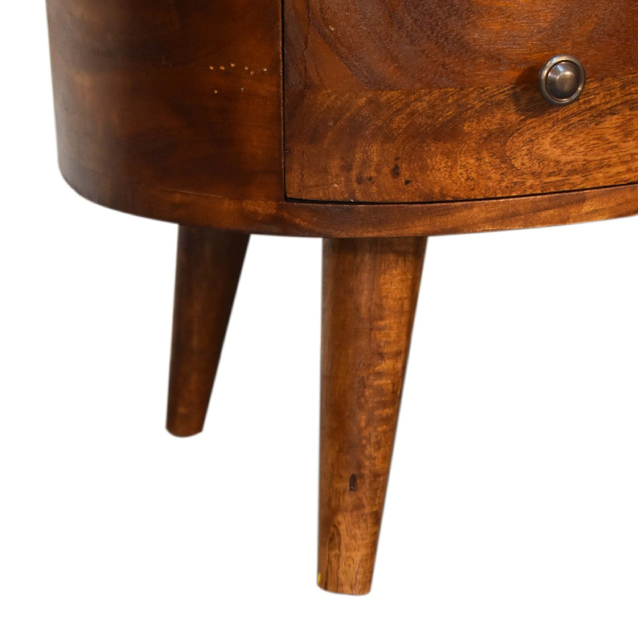 mini chestnut wave coffee table