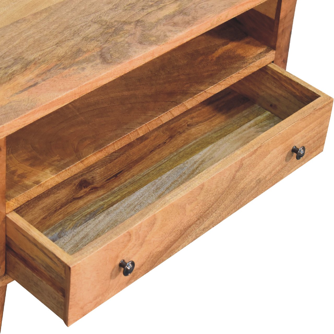 mini rounded tv stand