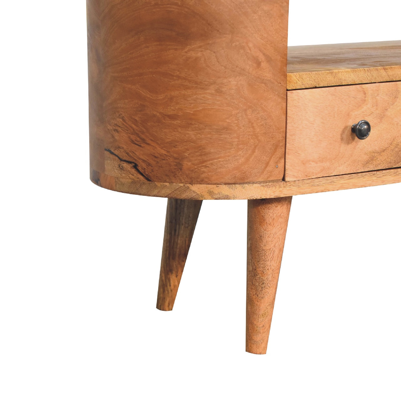 mini rounded tv stand