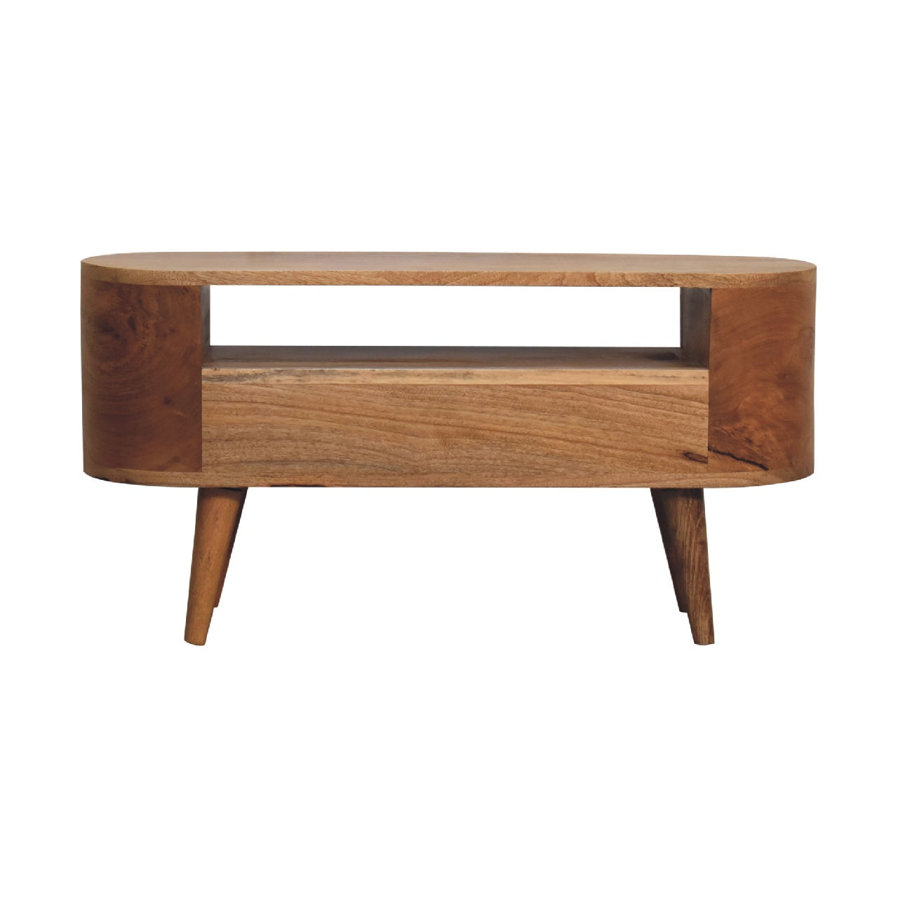 mini rounded tv stand