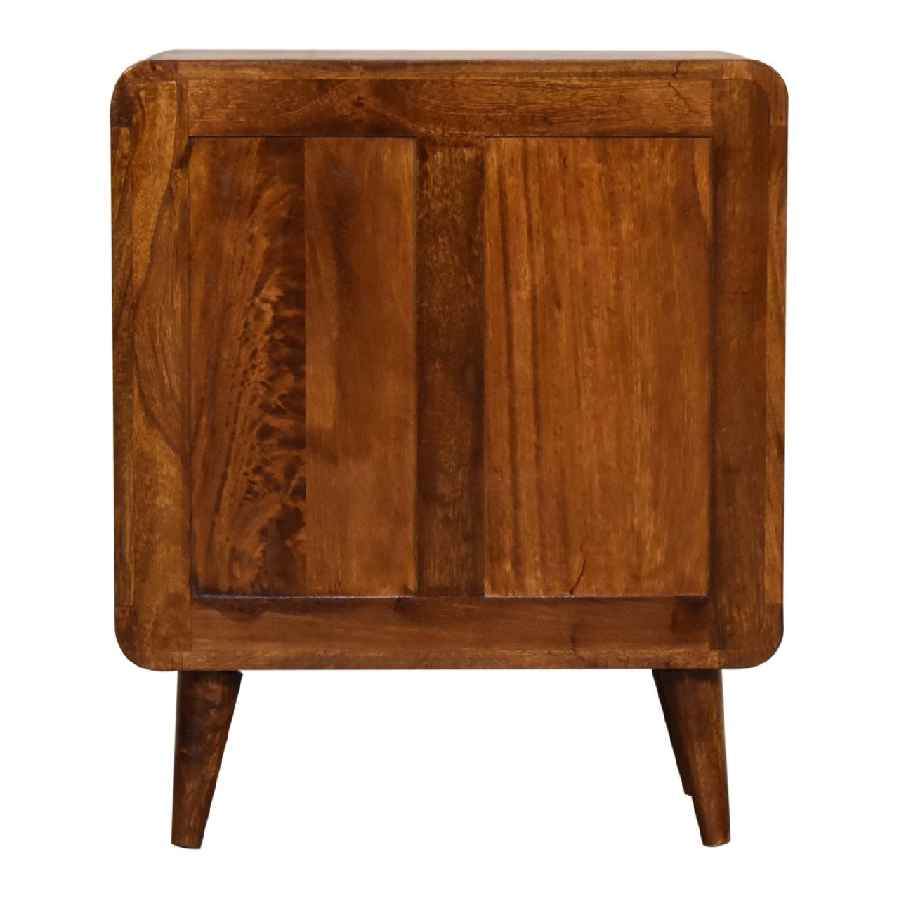 mini curved chestnut chest