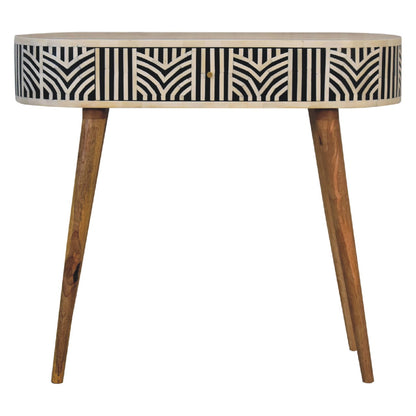 edessa bone inlay console table