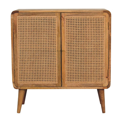 larrisa woven storage cabinet