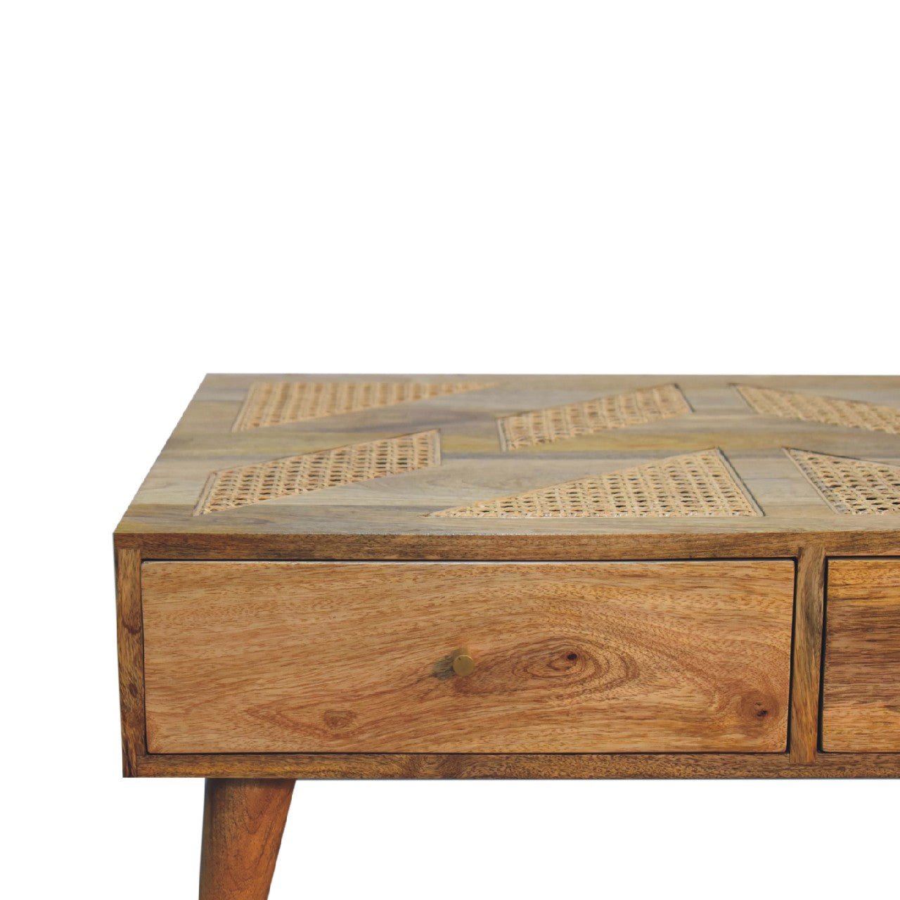 woven aztec coffee table
