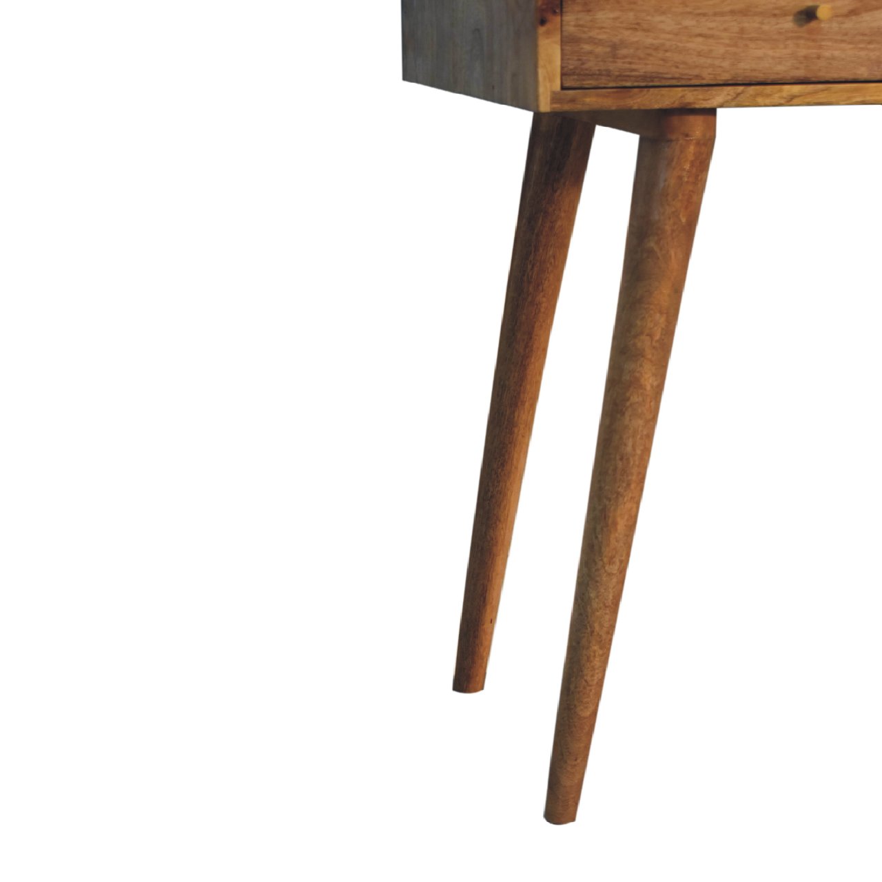 woven aztec console table