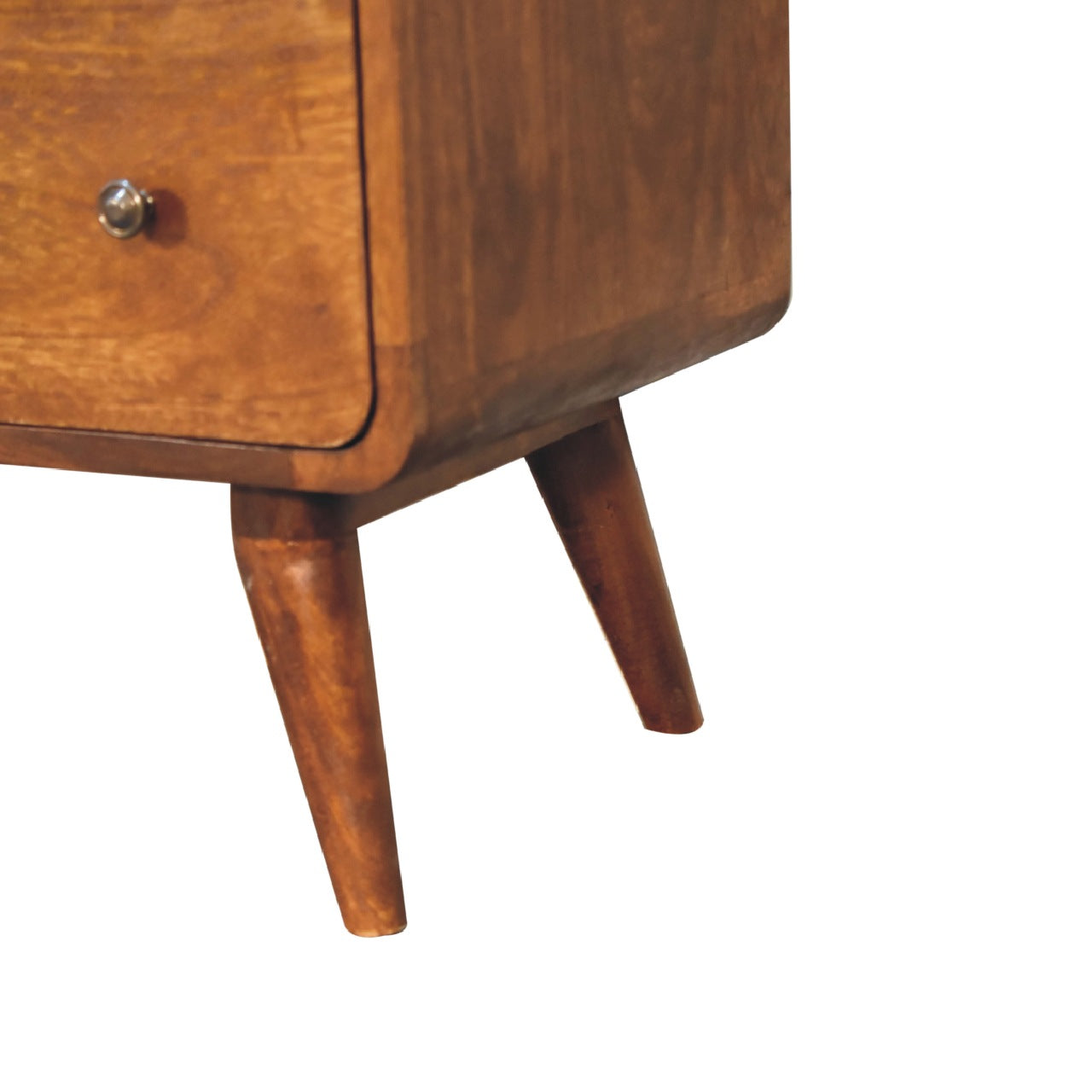 large curved chestnut chest