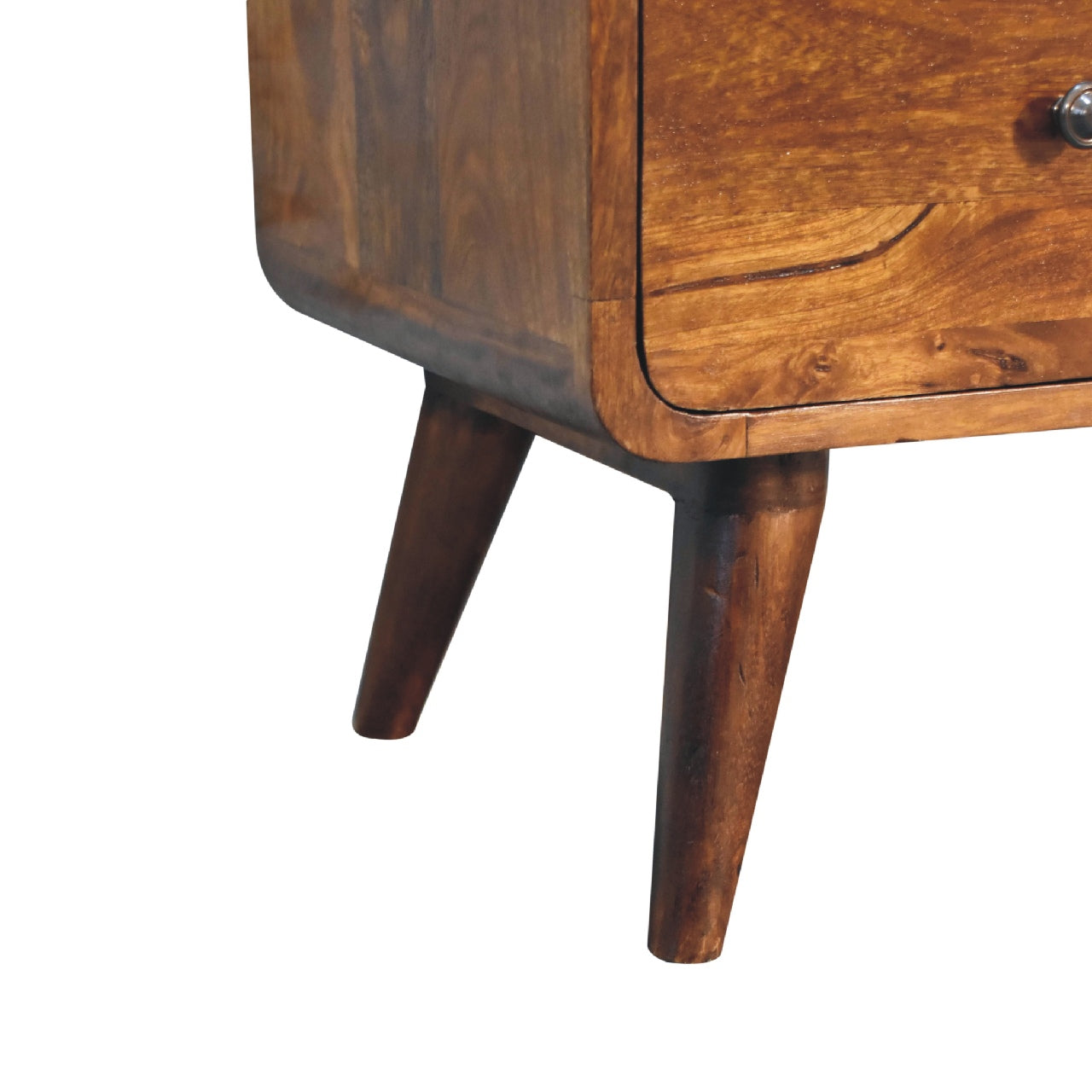 2 over 3 curved chestnut chest