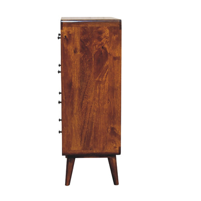 2 over 3 curved chestnut chest