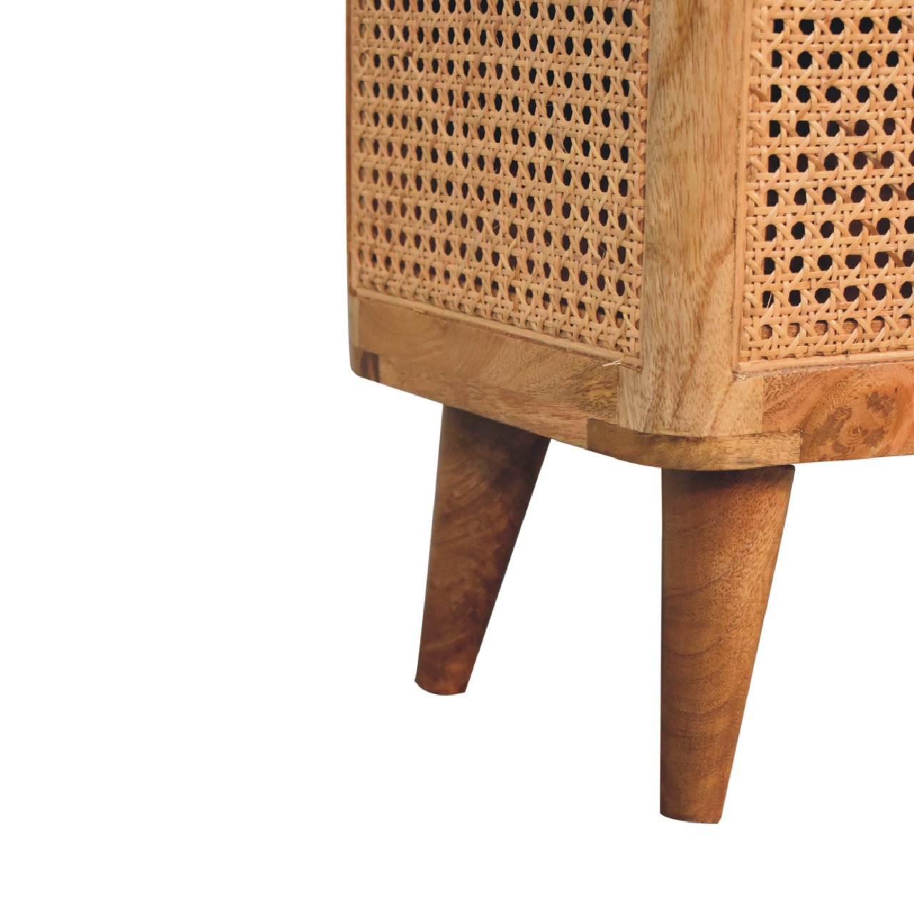 woven lid up storage stool