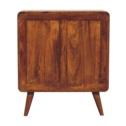 2 over 2 curved chesnut chest