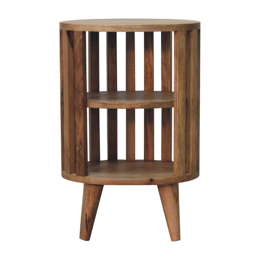 ariella double shelf bedside