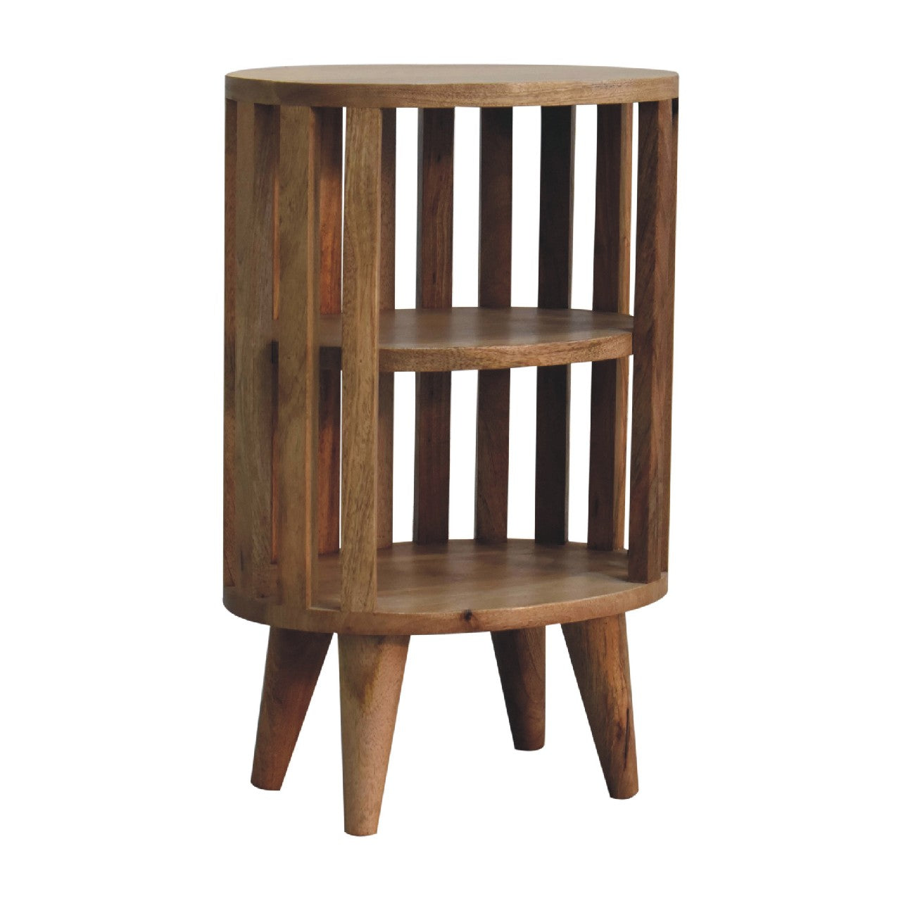 ariella double shelf bedside