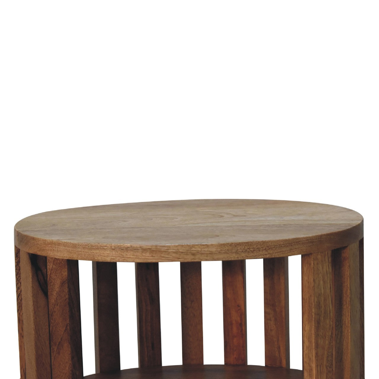 ariella double shelf bedside