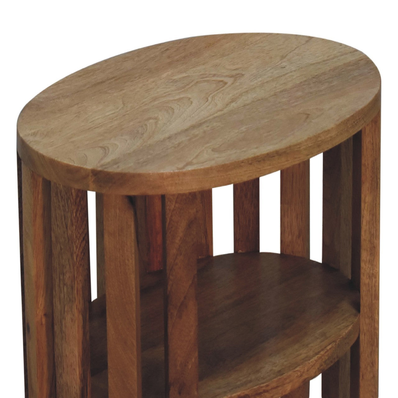 ariella double shelf bedside