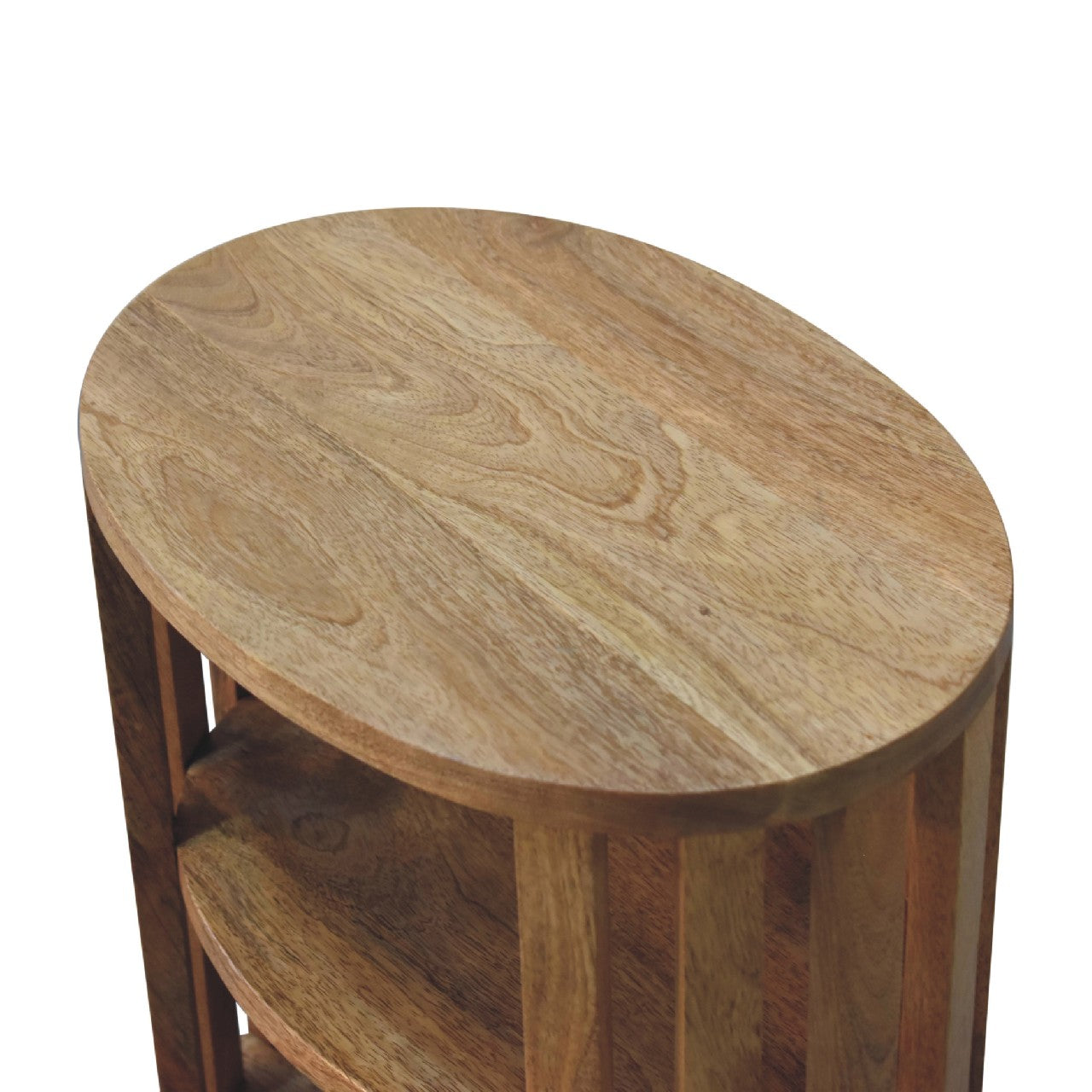 ariella double shelf bedside