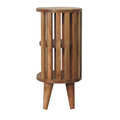 ariella double shelf bedside