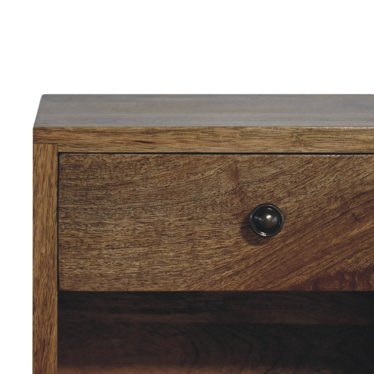 wall mounted mini classic oak ish bedside