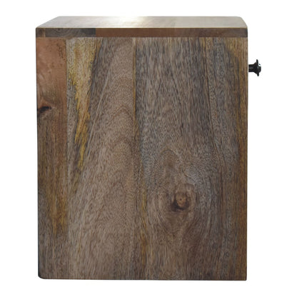 wall mounted mini classic oak ish bedside