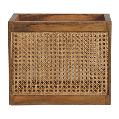 rattan storage basket