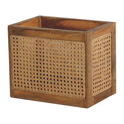 rattan storage basket