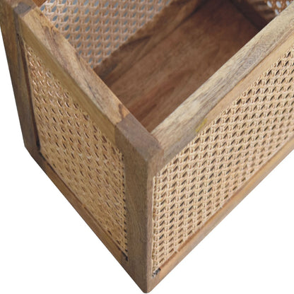 rattan storage basket