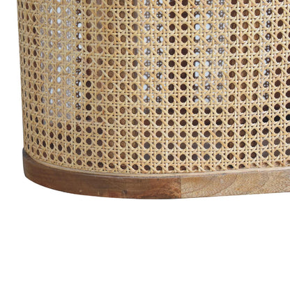 rattan lid up storage stool