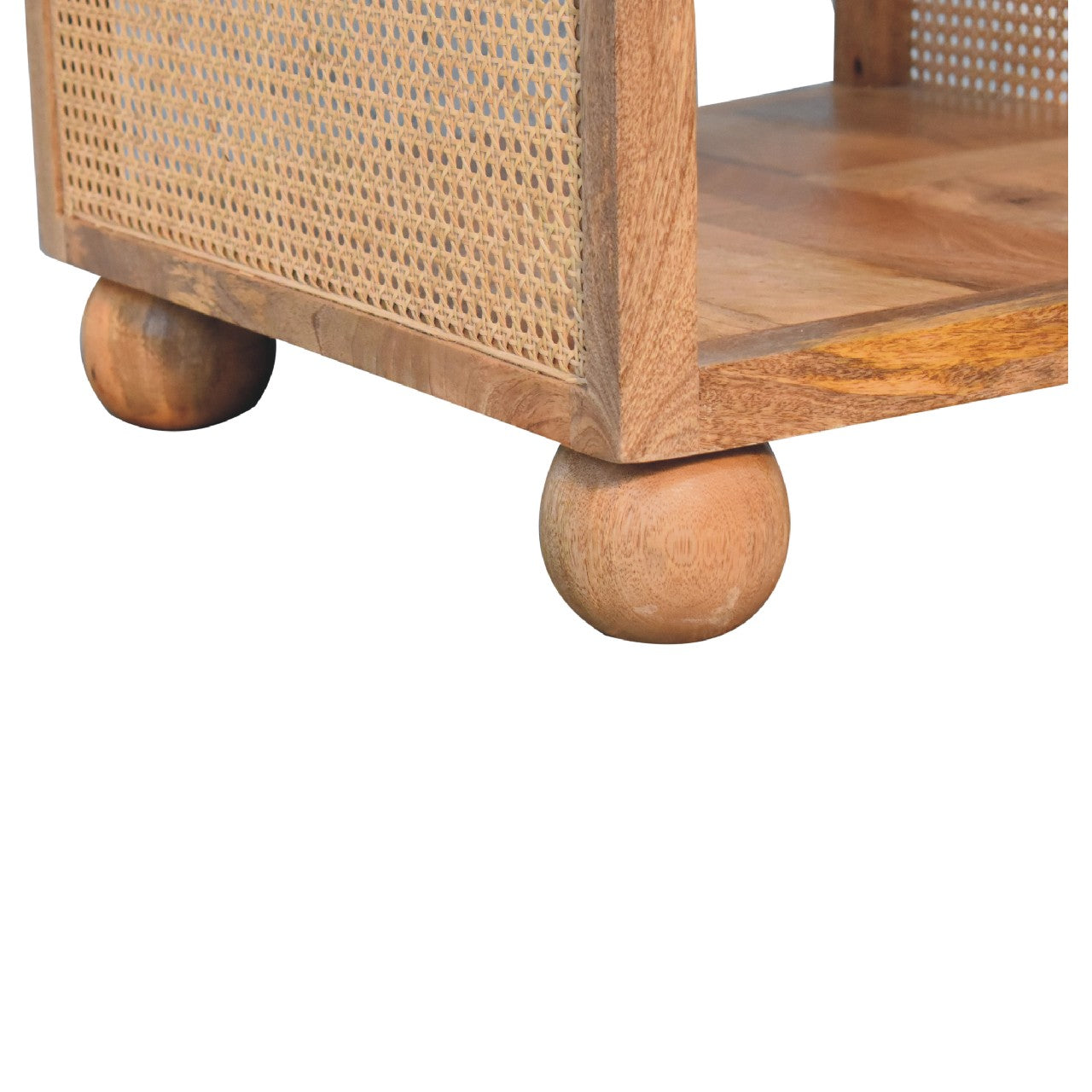 small rattan coffee table