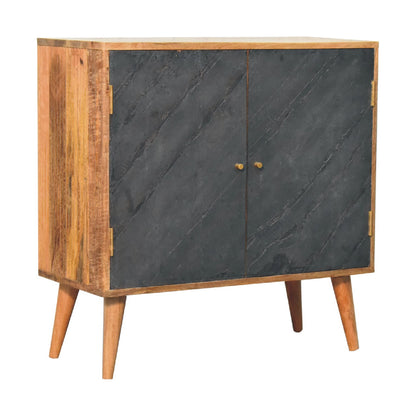 slate grey 2 door cabinet