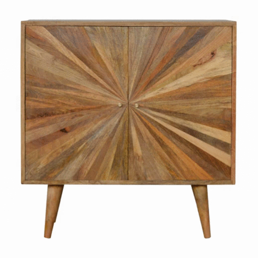 Solid Wood Sunrise Cabinet