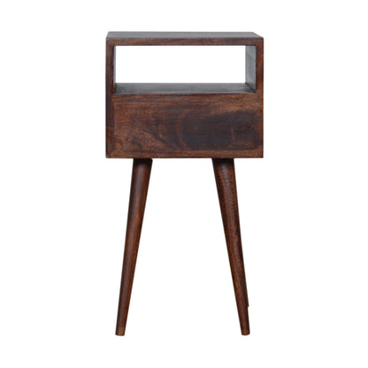 Solid Wood Small Cherry Finish Bedside