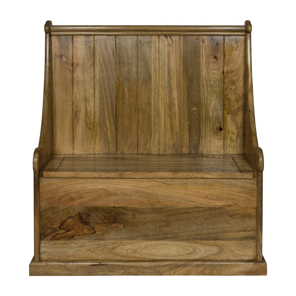 Solid Wood Granary Royale Monk Bench 2