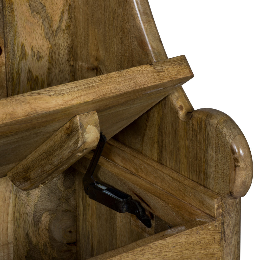 Solid Wood Granary Royale Monk Bench 2