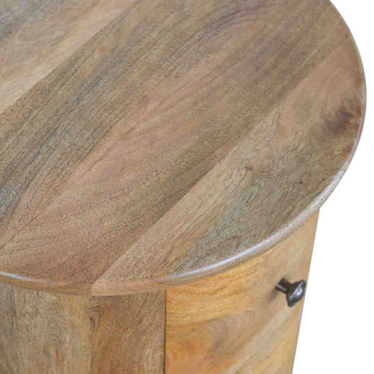 Solid Wood 3 Drawer Slim Drum Chest